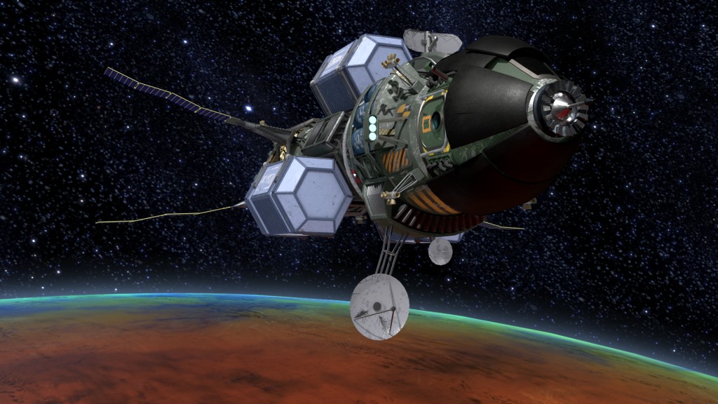 Space cargo ship preview image 1